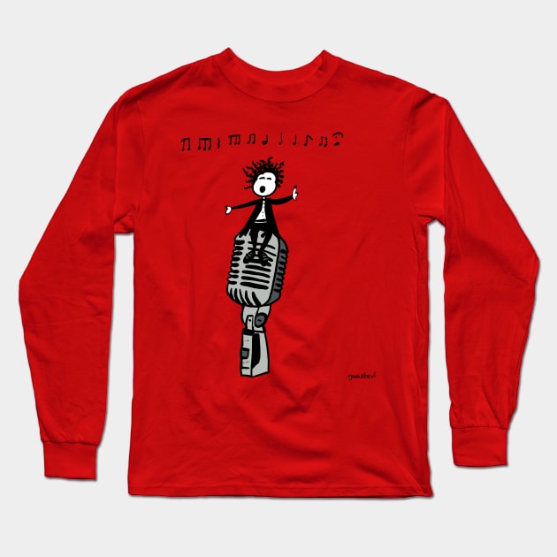 Singer Long Sleeve T-Shirt by Guastevi